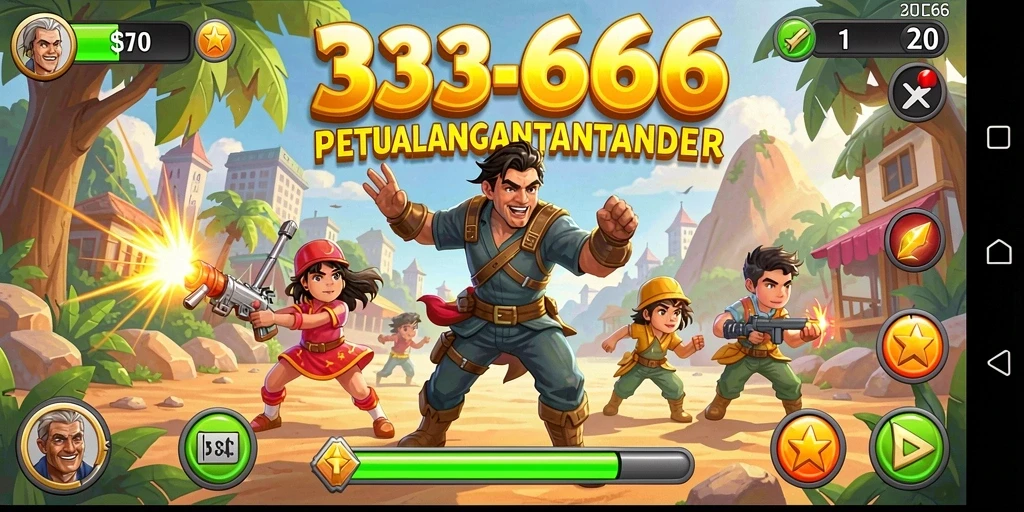 Screenshot utama 333666 menampilkan gameplay seru dengan aksi menantang.