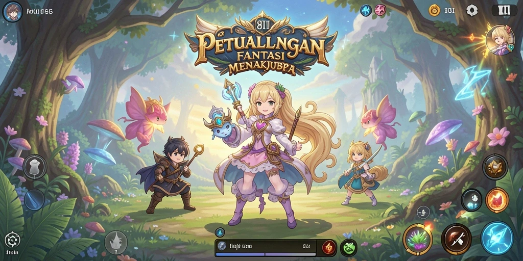 Screenshot 8II menampilkan aksi seru dalam dunia Anime.