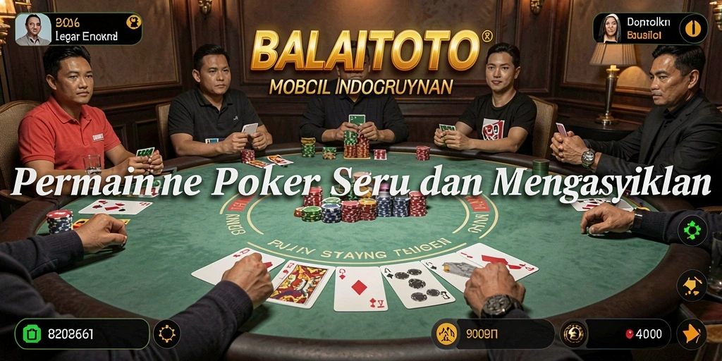 Gameplay seru BALAITOTO yang menghadirkan pengalaman poker nyata.