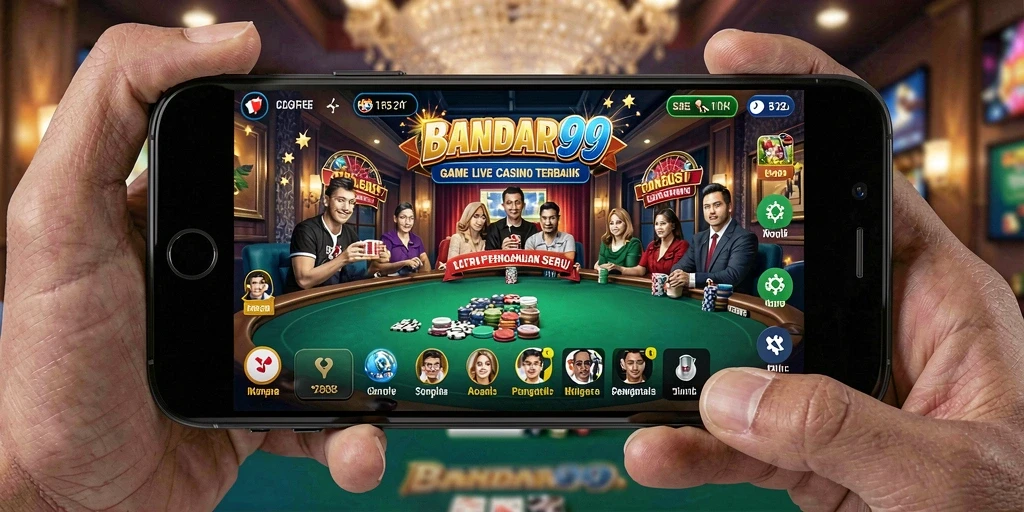 Gameplay Live Casino yang seru dan interaktif di BANDAR99.