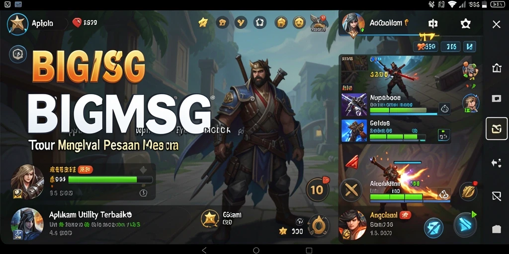 Tampilan utama BIGMSG dengan fitur pengelolaan pesan yang intuitif.