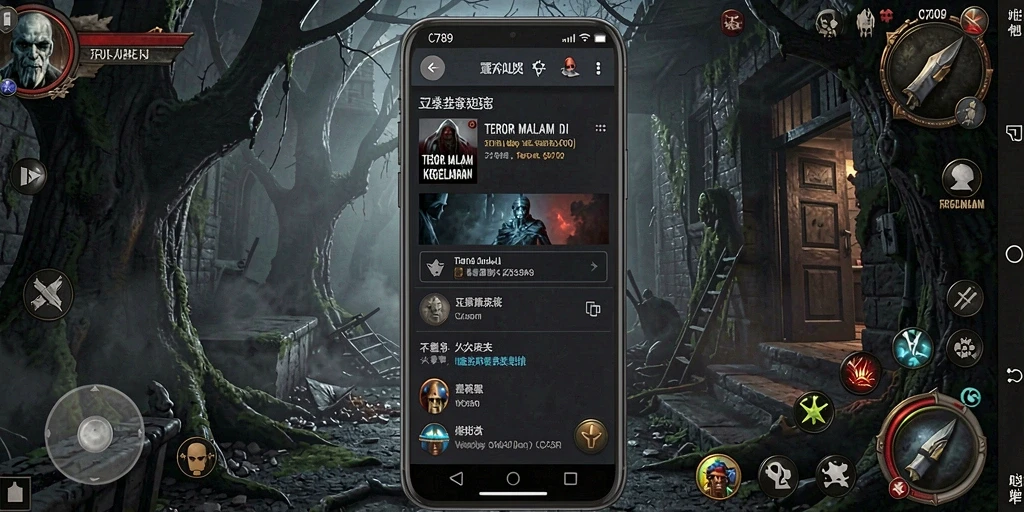 Screenshot menampilkan momen mencekam dalam C789 saat eksplorasi.