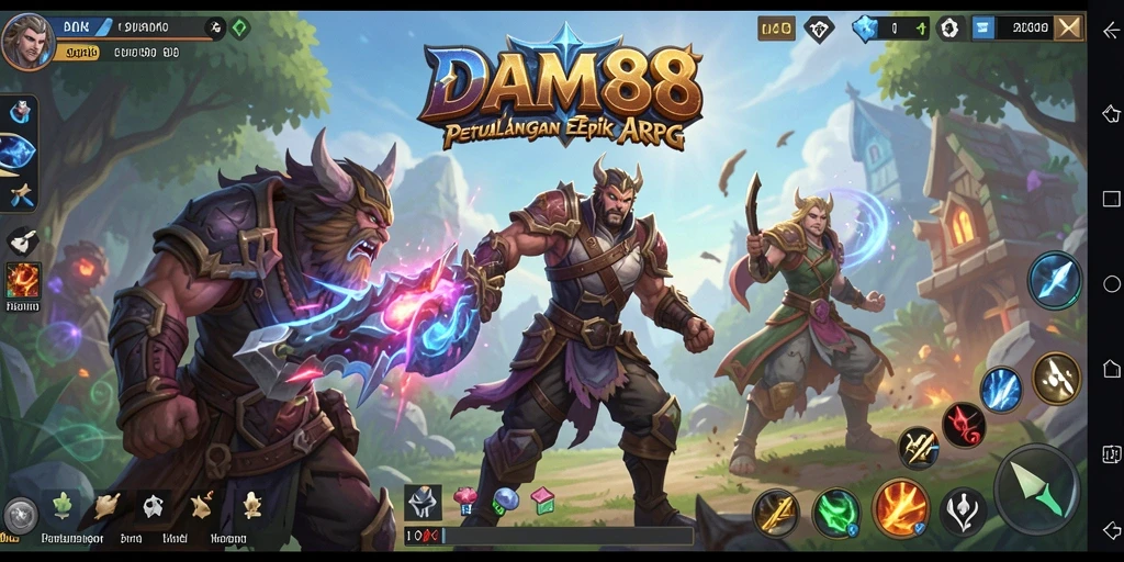 Screenshot gameplay <strong>DAM88</strong> menunjukkan aksi seru dalam dunia ARPG.