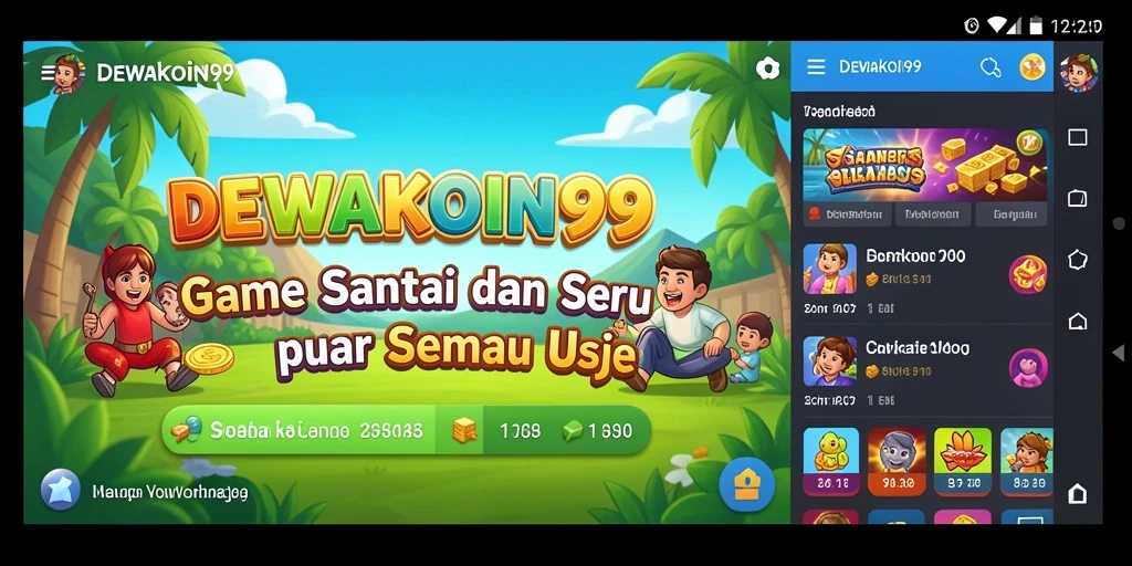 Screenshot DEWAKOIN99 menampilkan gameplay seru dan menantang.