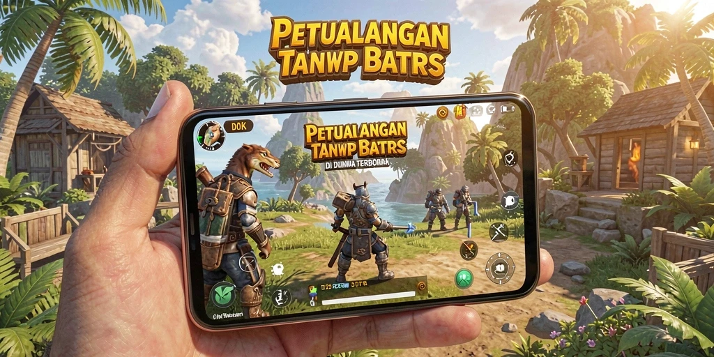 Screenshot DKK menggambarkan petualangan epik dalam dunia terbuka.
