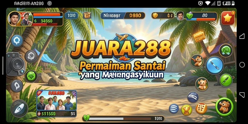 Tampilan gameplay JUARA288 yang ceria dan mengasyikkan.