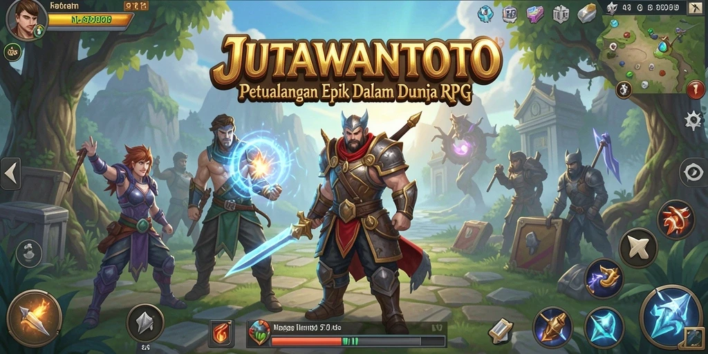 Tampilan gameplay JUTAWANTOTO yang seru dan menantang.