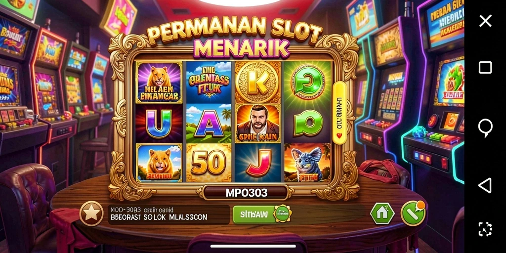 Tampilan gameplay MPO303 yang memikat dengan beragam slot.