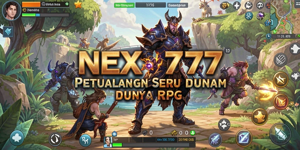Tampilan gameplay NEX777 yang menarik dalam genre RPG.