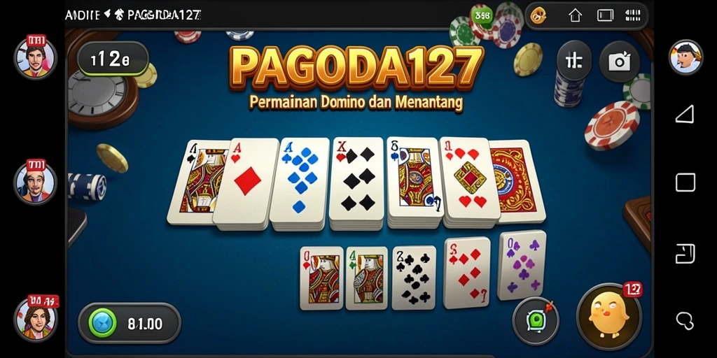 Screenshot PAGODA127 menampilkan gameplay domino yang menarik.