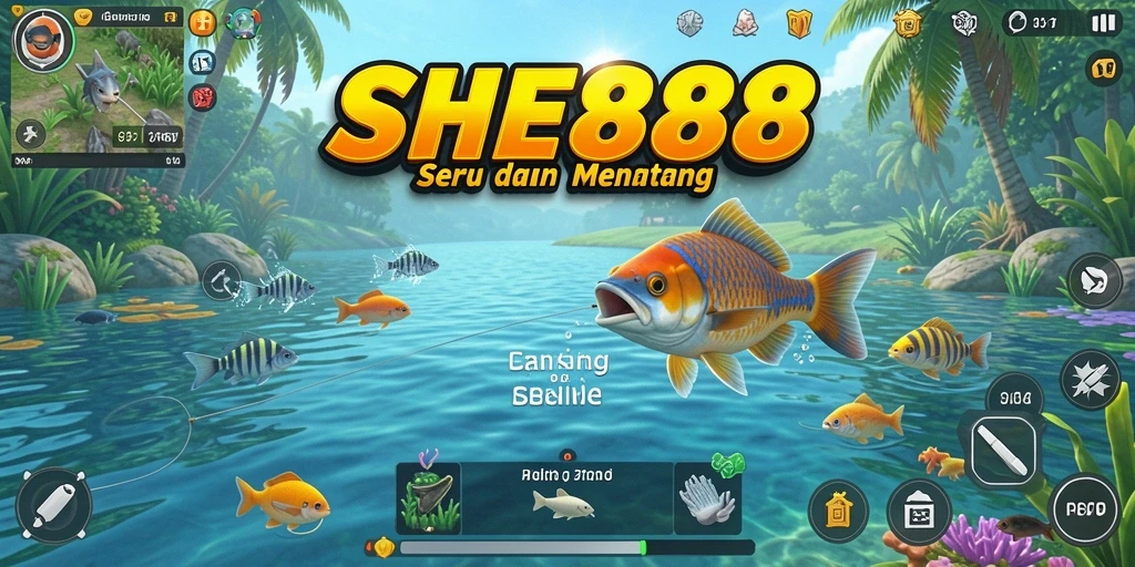 Gameplay menarik dengan pengalaman memancing yang realistis.
