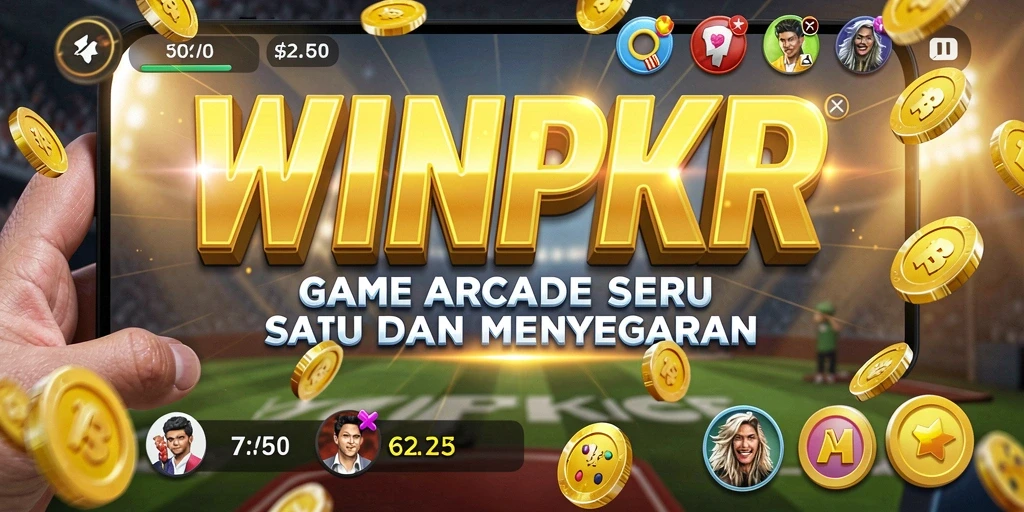 Screenshot gameplay WINPKR dengan aksi seru dalam permainan Arcade.