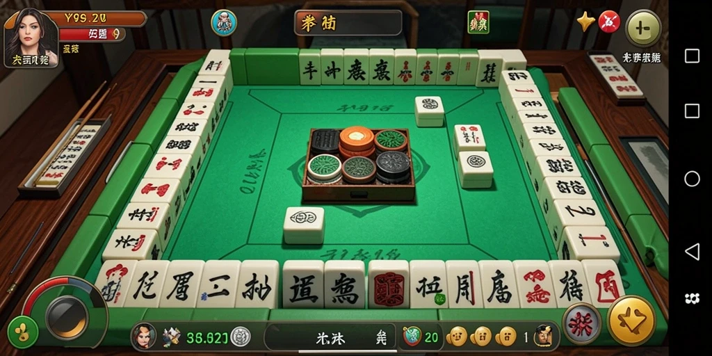 Screenshot utama Y89 menunjukkan gameplay Mahjong yang memikat.
